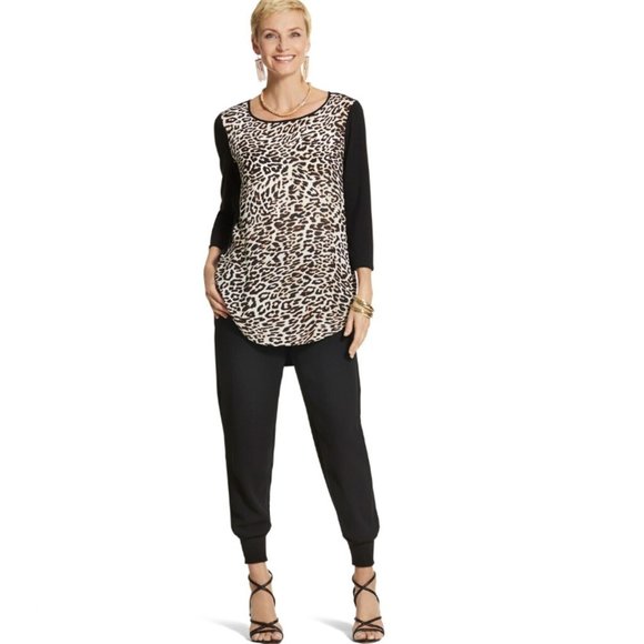 Chico's Chic Track Pants sz 14 - Picture 3 of 12